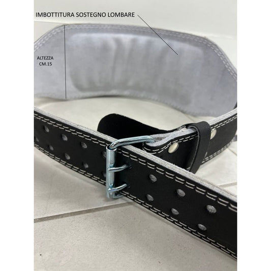 TOORX Cintura sollevamento pesi cuoio h 15 cm. CC-15