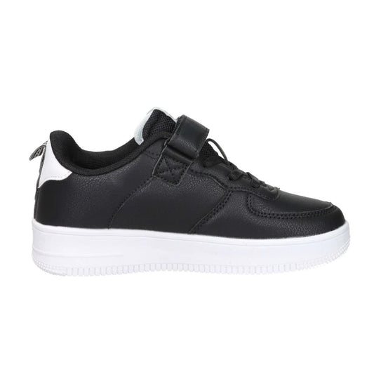 Lotto Sneakers Bambino Bambina Unisex in Pelle Sintetica Nero Bianco Taglie 27-34 223812-2LJ