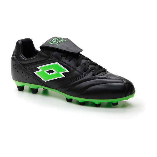 Lotto Stadio 200 III FG Nero/Verde Uomo 218126-1NI