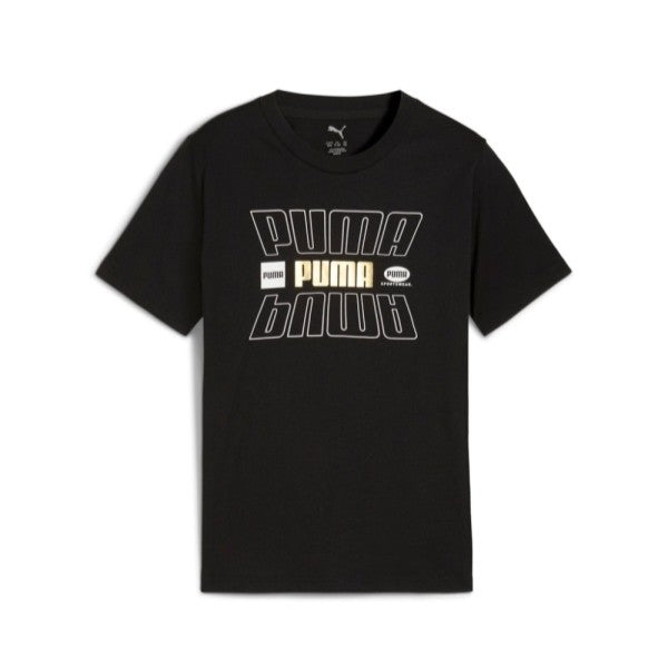 PUMA ESS LOGO LAB HOLIDAY TEE B BLACK 688992-01