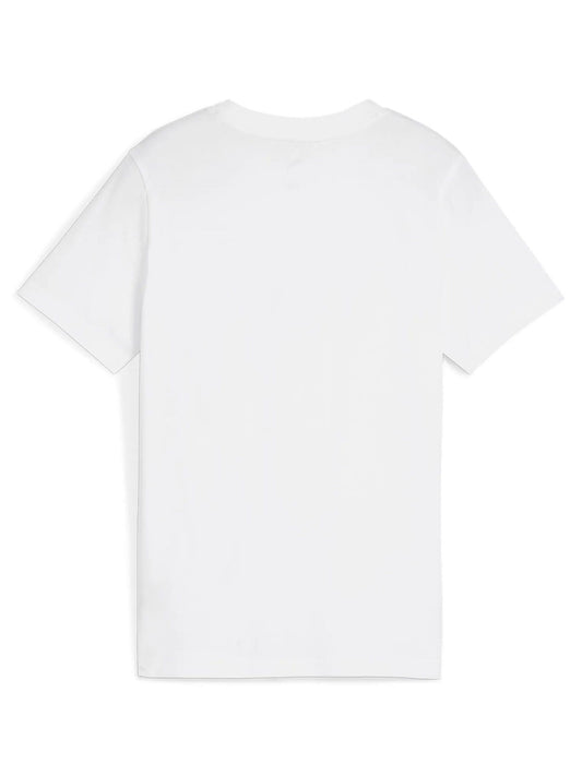 PUMA ESS CAT LOGO TEE B WHITE 684907-02