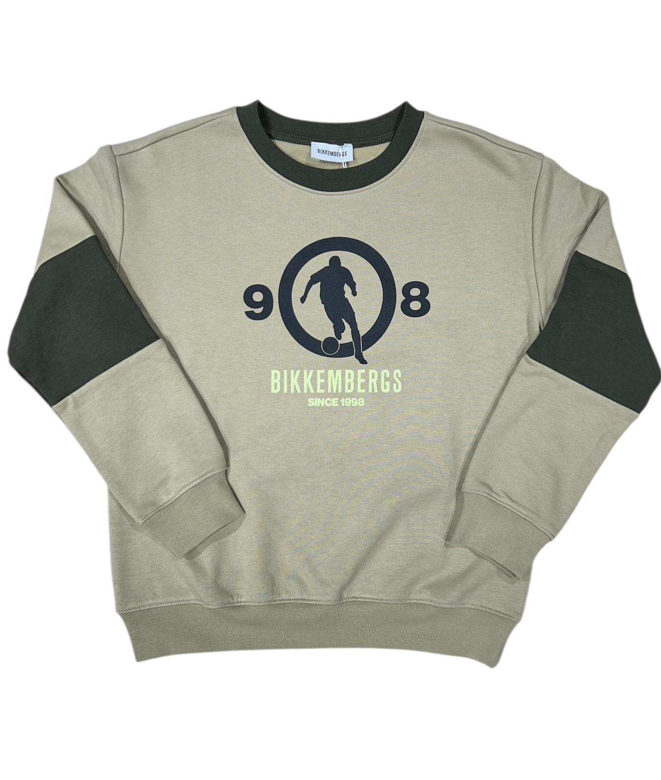 BIKKEMBERGS BKK BLUSA SLATE GREEN BISCOTTO BK3532-3014