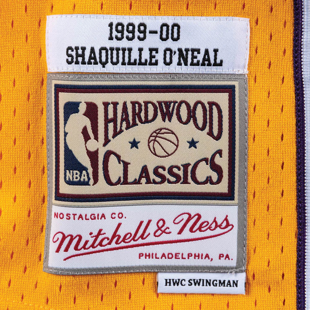 Mitchell & Ness NBA SWINGMAN HOME JERSEY LAKERS 1999 SHAQUILLE O'NEAL SMJYGS18179-LALLTGD99SON