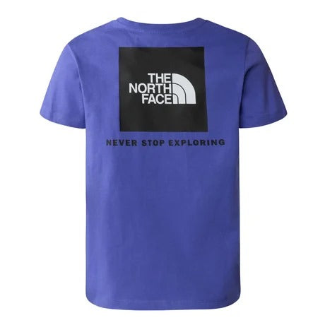 THE NORTH FACE B S/S REDBOX TEE (BACK BOX GRAPHIC) DOPAMINE BLUE NF0A87T5PFO1