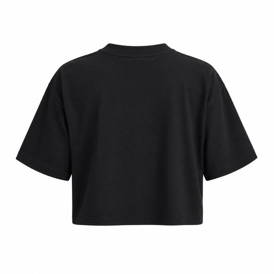 Under Armour T-Shirt Crop W Center 6015217-001 – Nero – foto 2