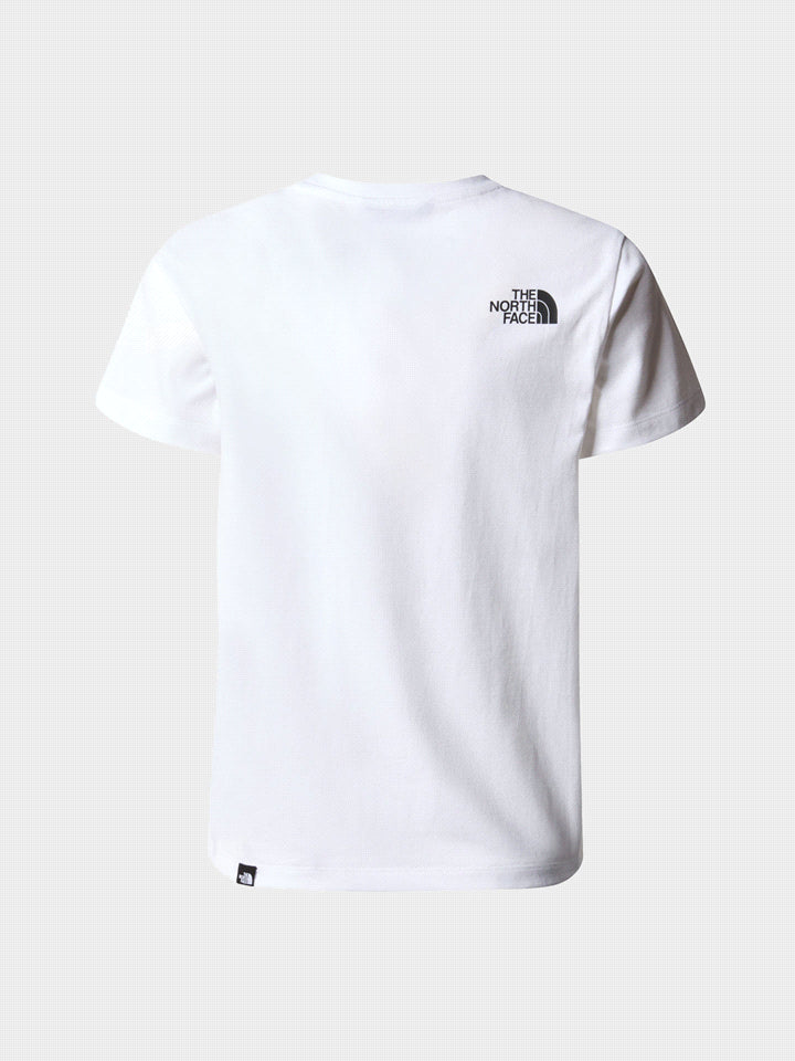 THE NORTH FACE B S/S EASY TEE TNF WHITE/ASPHALT GREY NF0A87T6XOY1