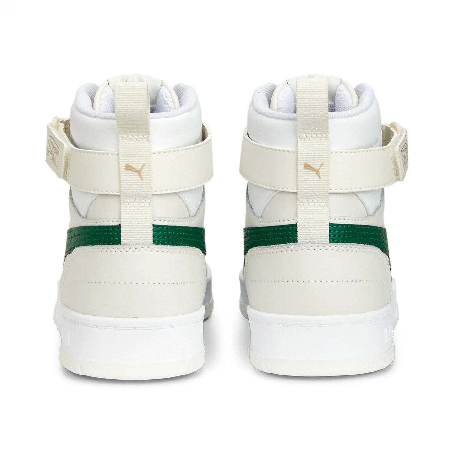 PUMA RBD Game PUMA White-Vine-Vapor Gray-PUMA Gold scarpe basket uomo bianco 385839-10