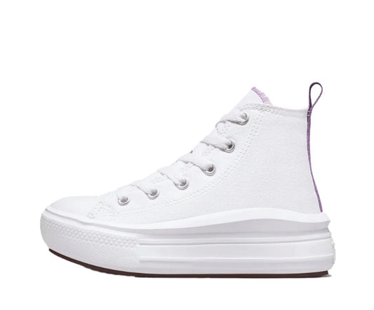 CONVERSE CTAS MOVE HI WHITE/PIXEL PURPLE/WHITE A03669C