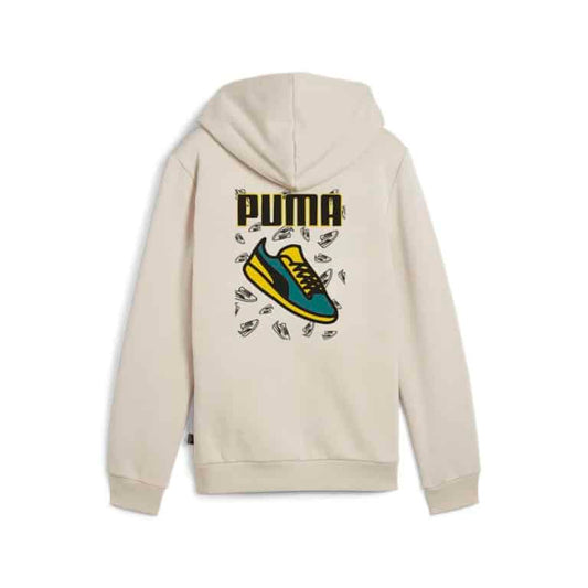 PUMA ESS+ LOGO LAB HOLIDAY HOODIE II FL B DESERT DUST 628018-68