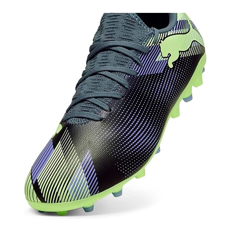 PUMA FUTURE 7 PLAY MG GRAY SKIES-ELEKTRO PURPLE-FIZZY APPLE-PUMA WHITE 107941-03