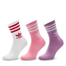 ADIDAS AOR CREW SOCK 3STR PREPUR/BLIPNK/WHITE IX7510