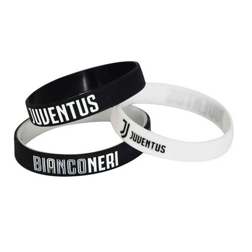 JUVENTUS F.C. SET 3 BRACCIALI JUVENTUS SETBRACCIALIJUVE