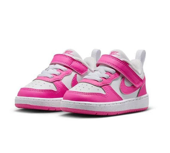 NIKE COURT BOROUGH LOW RECRAFT WHITE/LASER FUCHSIA DV5458-123
