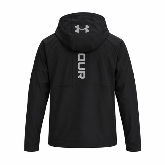 Under Armour Ua Tech Utility Woven Jckt 6013804-001 2000001080337 – Giacca a Vento Uomo Nera in Tessuto Woven per Sport, Allenamento, Outdoor e Tempo Libero, Abbigliamento Sportivo – foto 2