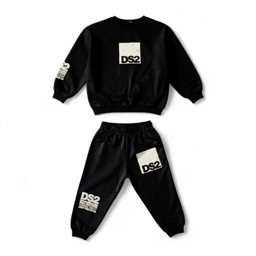 DS2 COMPLETO FELPA GIROCOLLO + PANTALONE 100% COTONE FW25J200