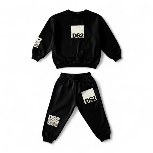 DS2 COMPLETO FELPA GIROCOLLO + PANTALONE 100% COTONE FW25J200