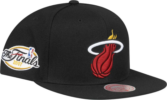 Mitchell & Ness NBA TOP SPOT SNAPBACK HWC HEAT HHSS2976-MHEYYPPPBLCK
