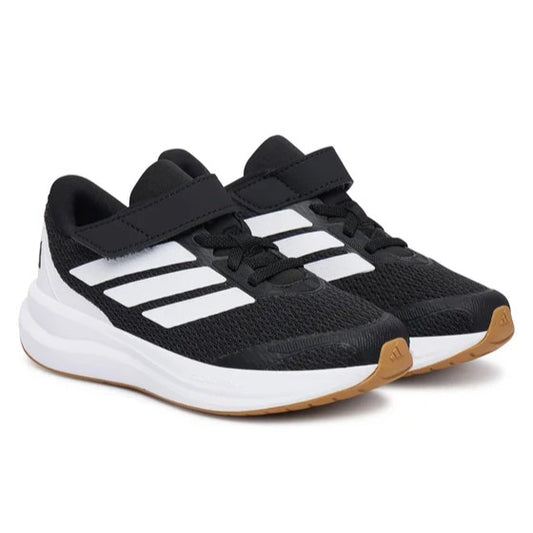 Adidas Runfalcon 6 Children KI1768 – Nero/Bianco, scarpe da running unisex bambino in mesh, calzature per la corsa da abbinare a tute e abiti sportivi