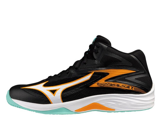 MIZUNO THUNDER BLADE Z MID Black/Tangelo/IceGreen V1GA237507