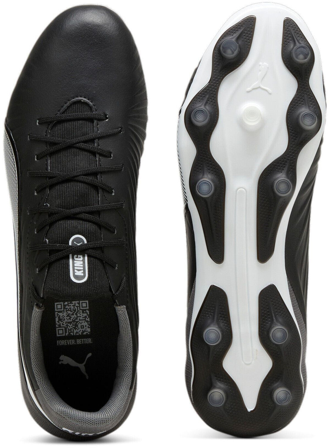 PUMA KING MATCH FG/AG PUMA BLACK-PUMA WHITE-COOL DARK GRAY 107863-01