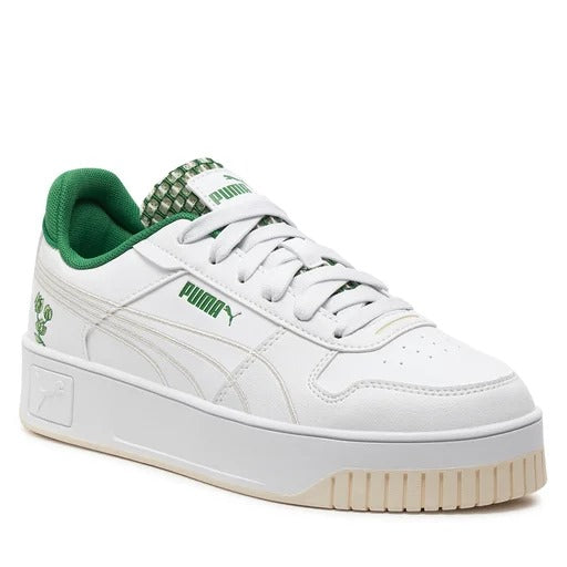 PUMA CARINA STREET BLOSSOM WHITE-SUGARED ALMOND-ARCHIVE GREEN 395094-01
