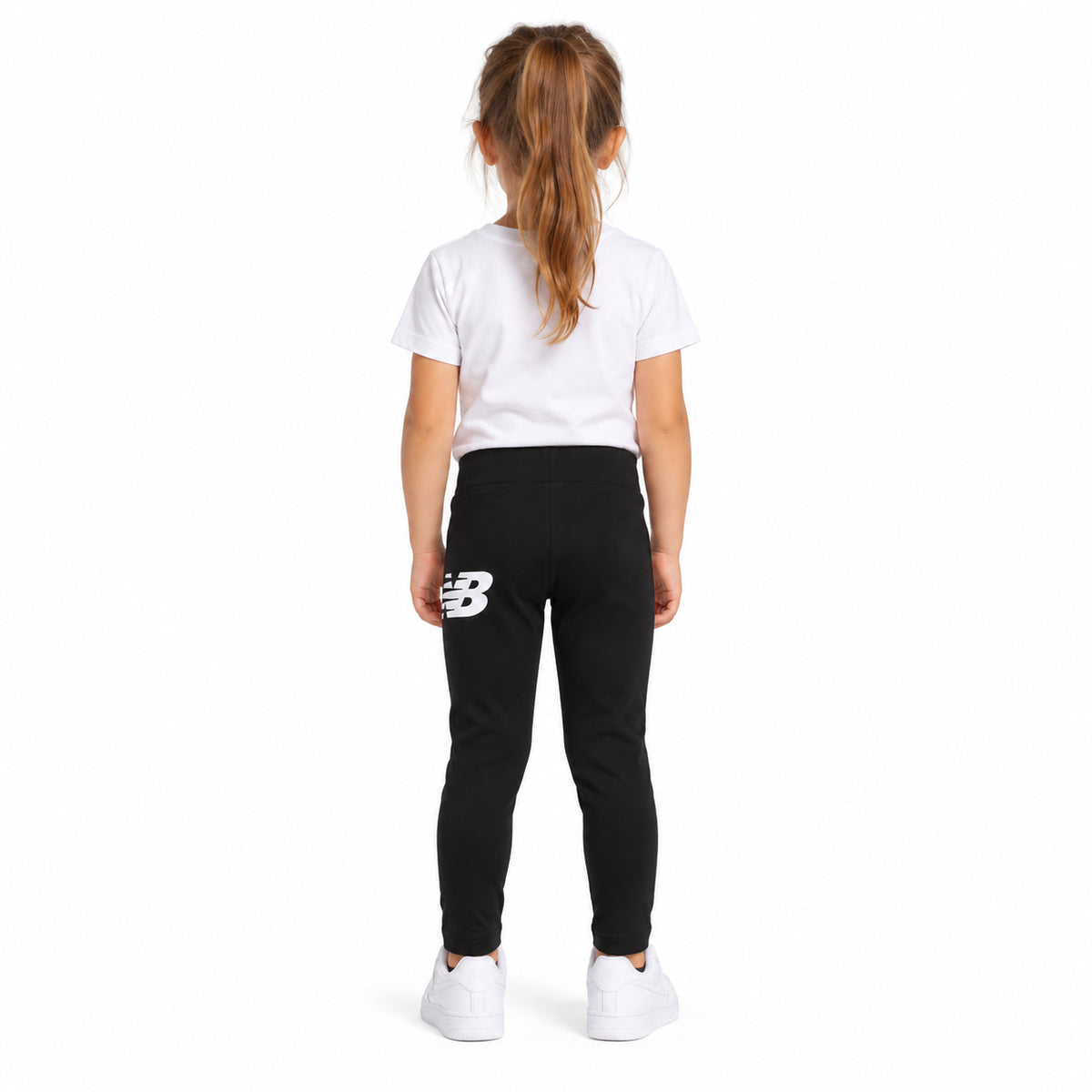 New Balance Graphic NB Legging LAKG0159-BK – Nero | Leggings bimba in cotone, pantaloni dal look sportivo per outfit casual e tempo libero quotidiano