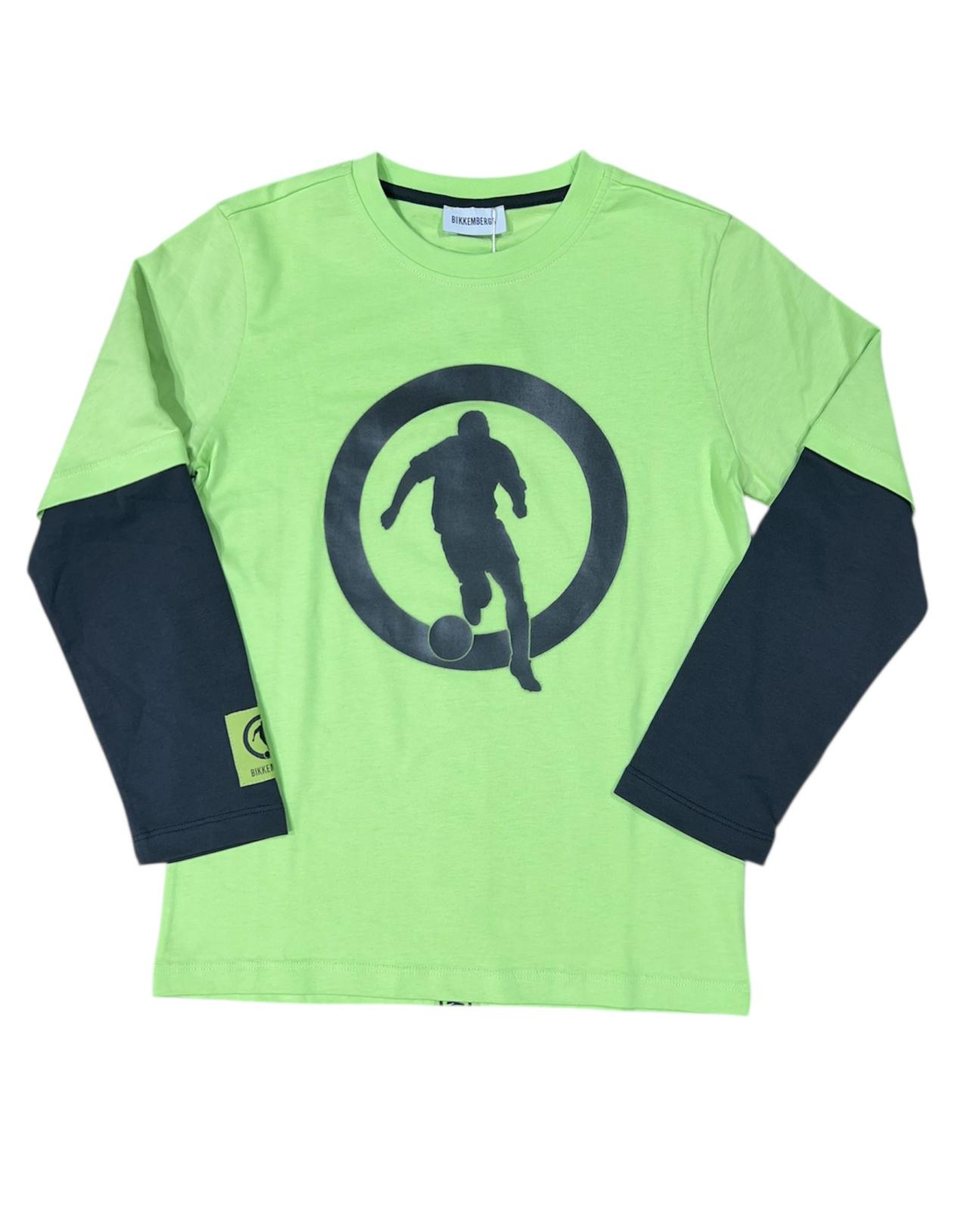 BIKKEMBERGS BKK T-SHIRT SAP GREEN LIME BK3534-4011