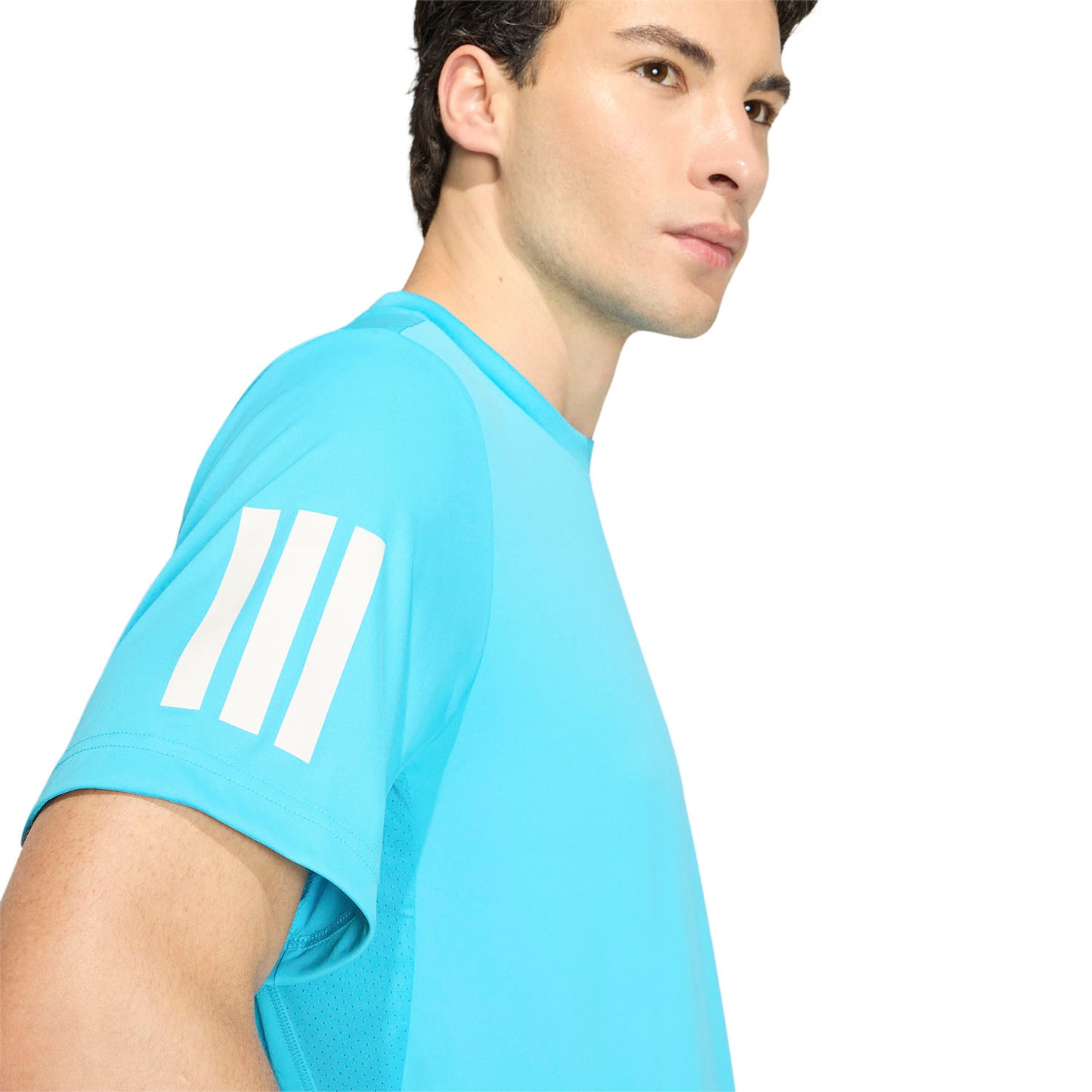 ADIDAS CLUB 3STR TEE_SIGNAL CYAN KB9728
