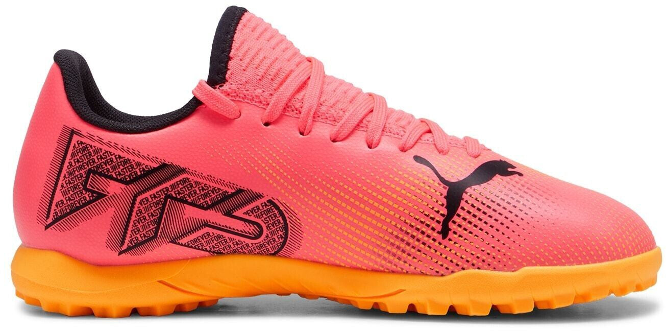 PUMA FUTURE 7 PLAY TT JR SUNSET GLOW-BLACK-SUN STREAM 107737-03