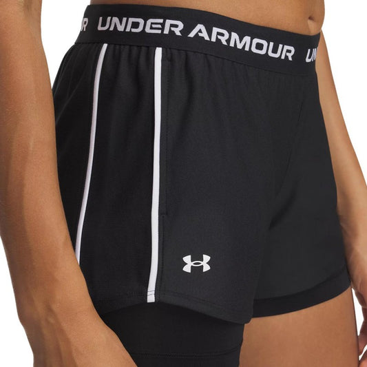 Under Armour Tech Play Up 2in1 Shorts 1389895-001 Donna