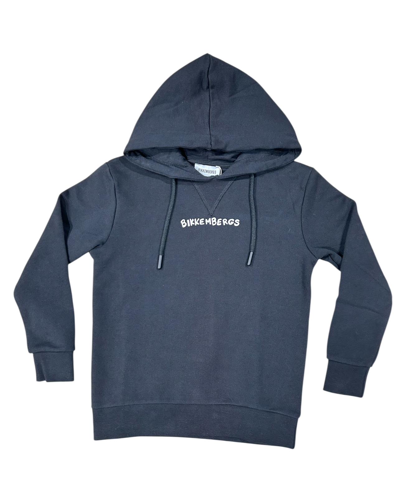 BIKKEMBERGS BLUSA FELPA CAPPUCCIO BK3787-8000