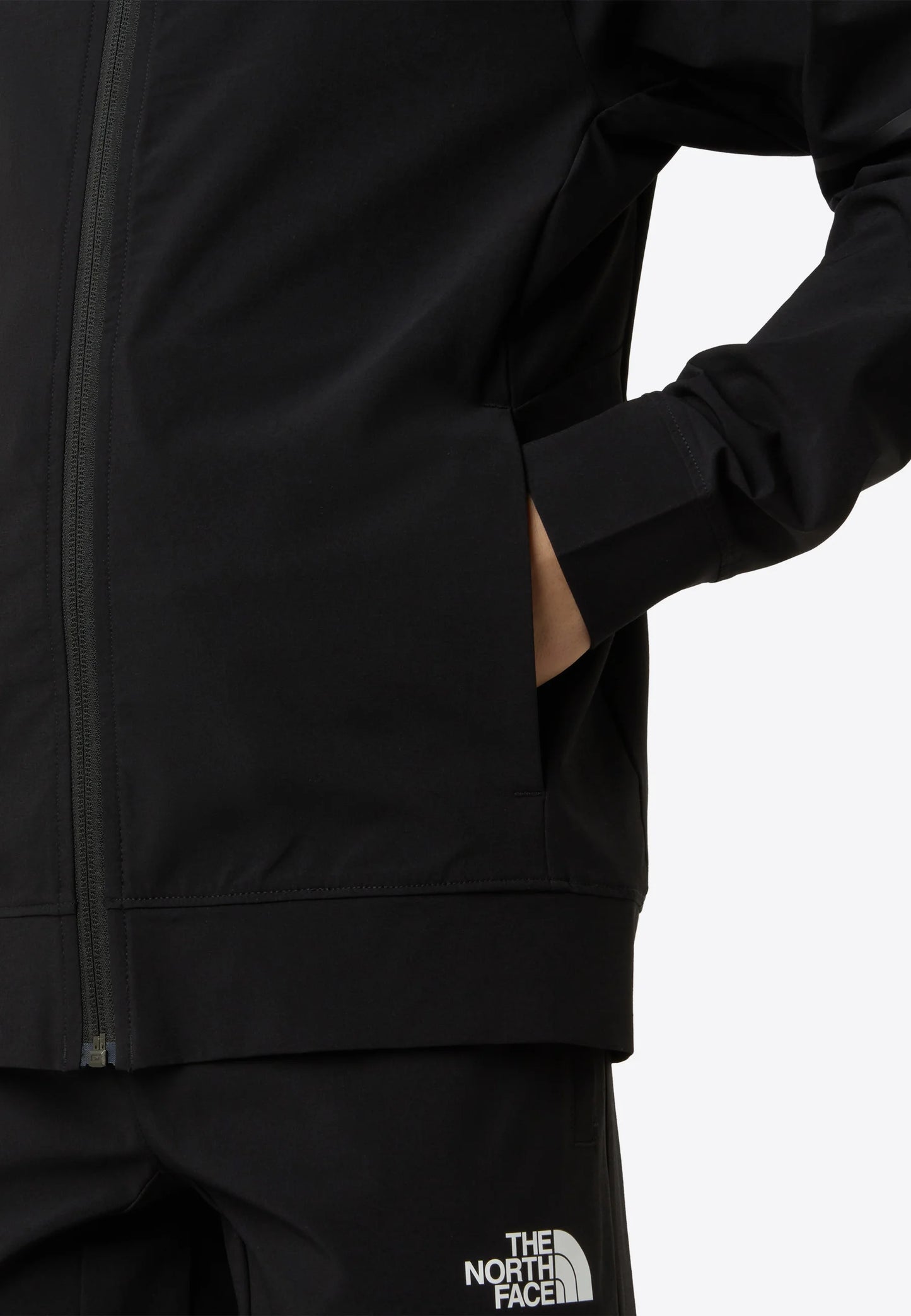 THE NORTH FACE TEEN MOUNTAIN ATHLETICS WOVEN JACKET TNF BLACK NF0A8EB4JK31