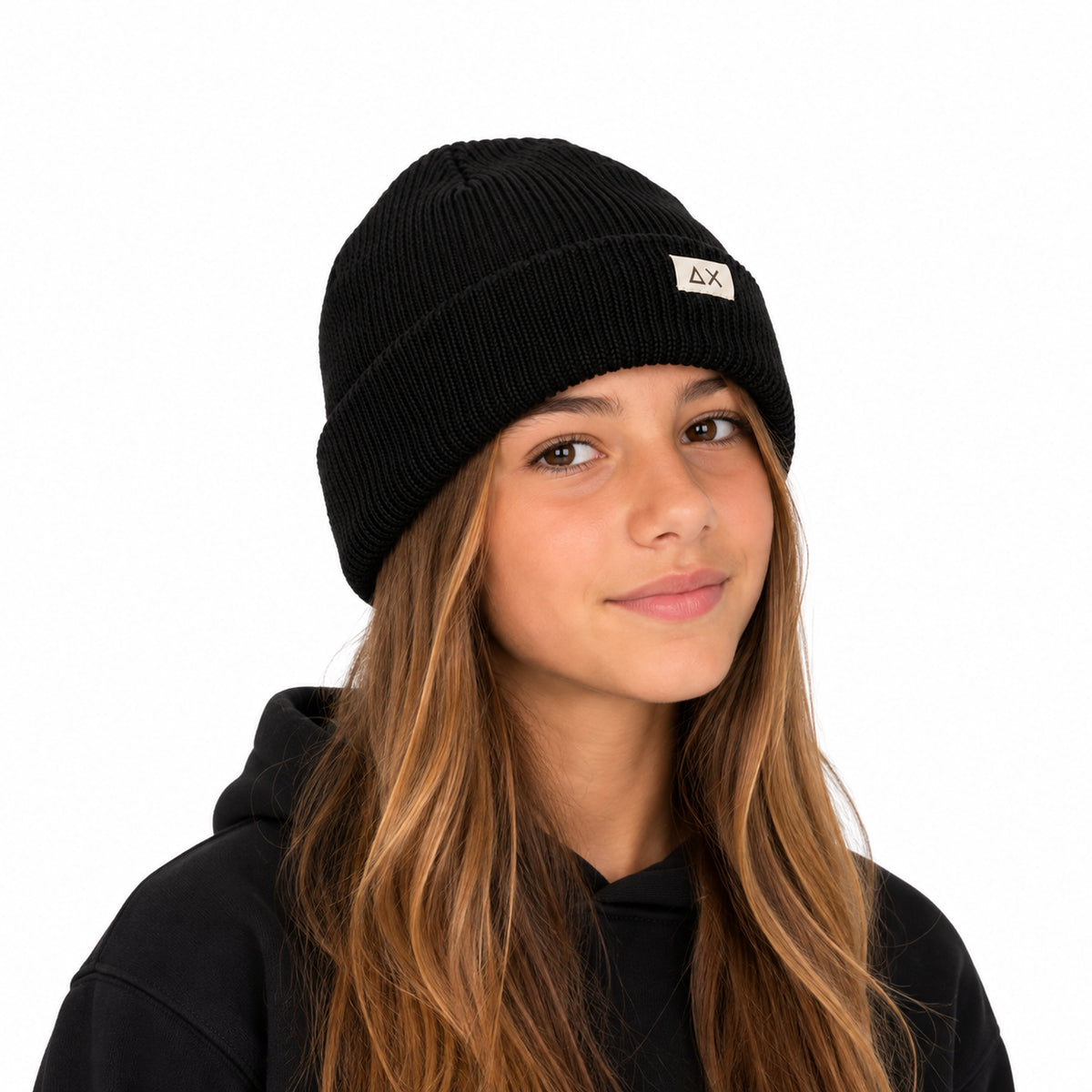 Sun68 Boy's Cap Basic 2 C46301-11 – Nero