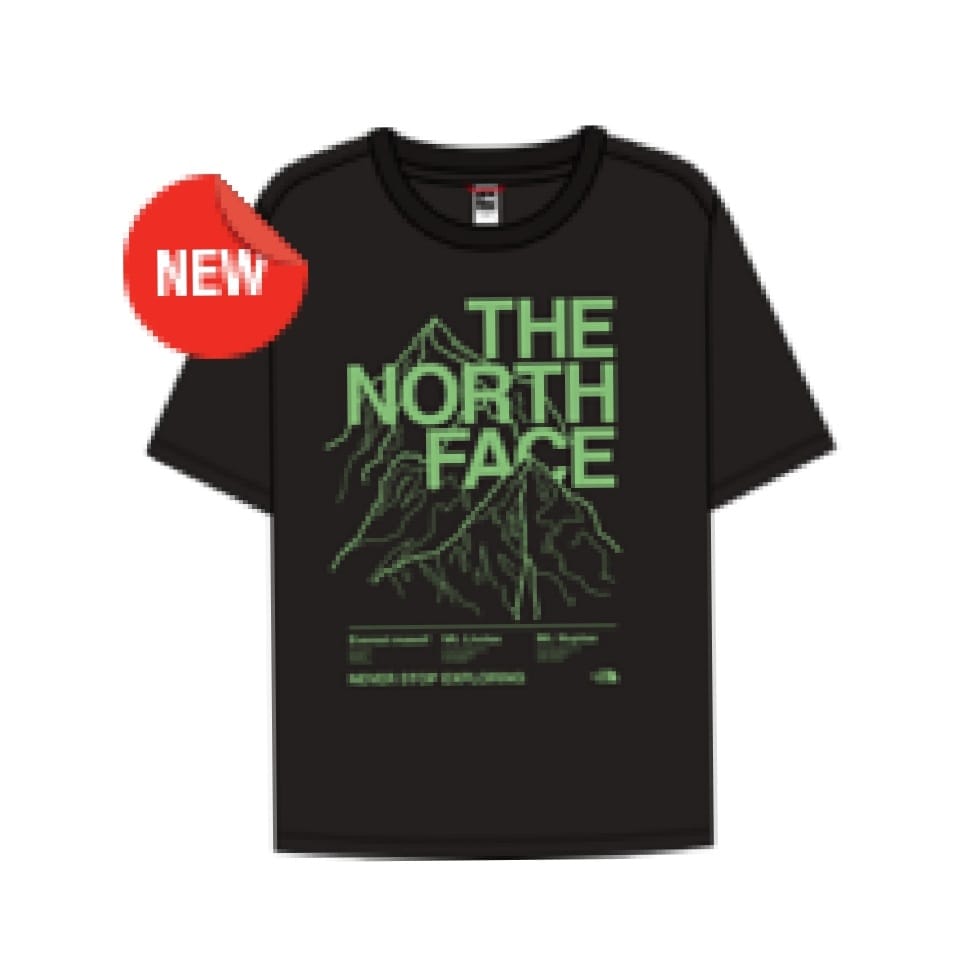 THE NORTH FACE NTF B MOUNTAIN LINE S/S TEE TNF BLACK NF0A859AJK31