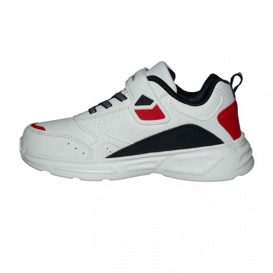 CHAMPION WAVE PU B PS LOW CUT SHOE WHT/NNY/RED S32818-WW005