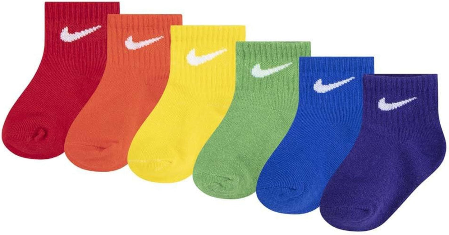 NIKE NHN SWOOSH 6PK INFANT ANKLE SO MULTI NN0641-E69