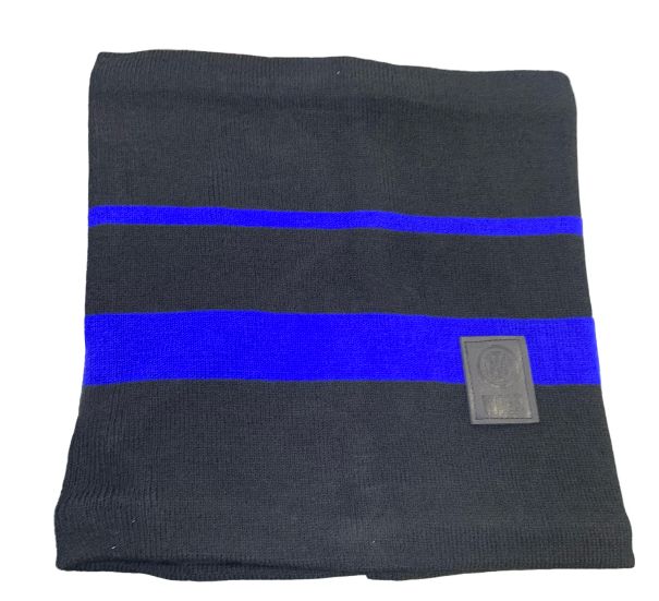 Inter Sciarpa Jacquard 153074 – Nero, accessorio unisex adulto in poliestere per autunno e inverno, un regalo per tifosi interisti e amanti del calcio