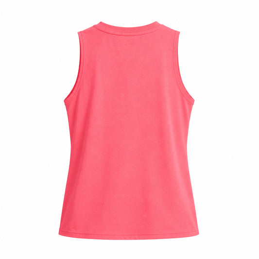 Under Armour Rival Muscle Tank – Canotta donna rosa (Bittersweet Pink) in cotone – 1383659-600