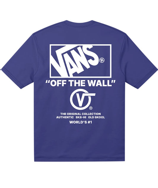VANS Stacked Hi SS Tee Royal Cobalt VN000PEWFRX1