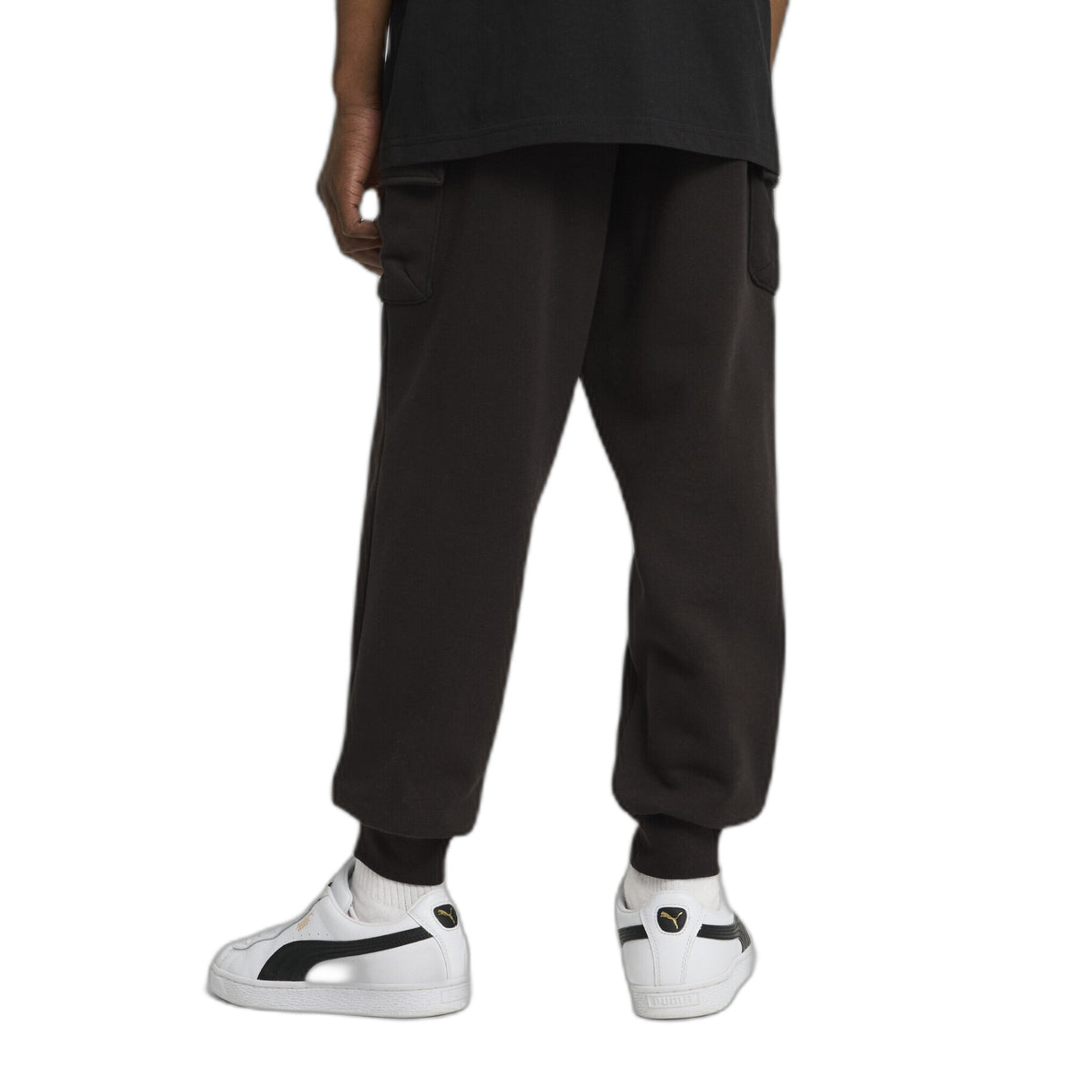 PUMA ESS NO. 1 LOGO CARGO PANTS FL B BLACK 684924-01