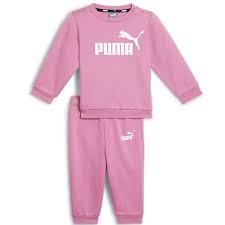 PUMA MINICATS ESS CREW JOGGER FL MAUVED OUT 846141-49