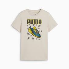 PUMA ESS+ LOGO LAB GRAPHIC TEE III B DESERT DUST 628017-68