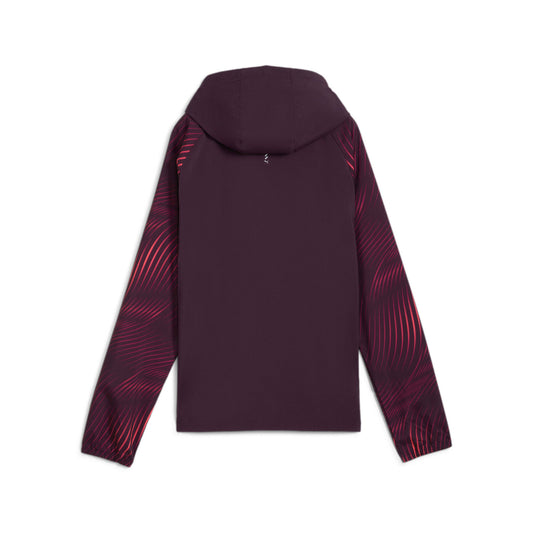 PUMA RUN FAVORITE AOP WOVEN JACKET W MIDNIGHT PLUM-AOP 524035-44