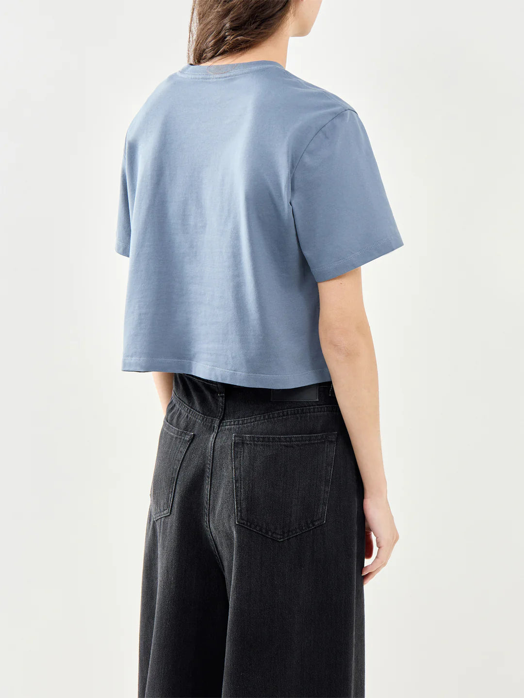 THE NORTH FACE W EVOLUTION SIMPLE DOME CROP RLX SS TEE GRANITE GREY NF0A8FDH0U31