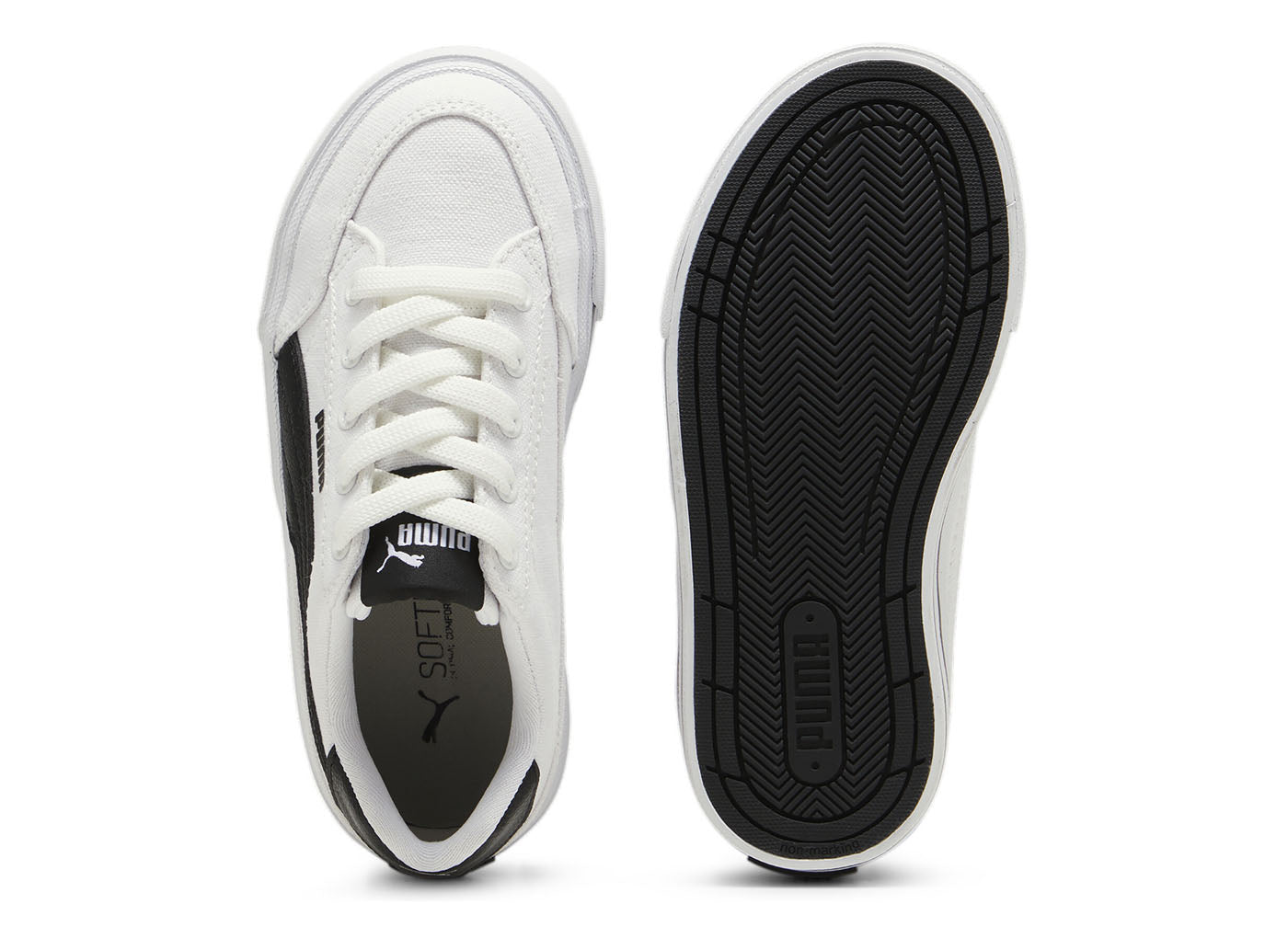 PUMA COURT CLASSIC VULC FS PS WHITE-BLACK 396559-02
