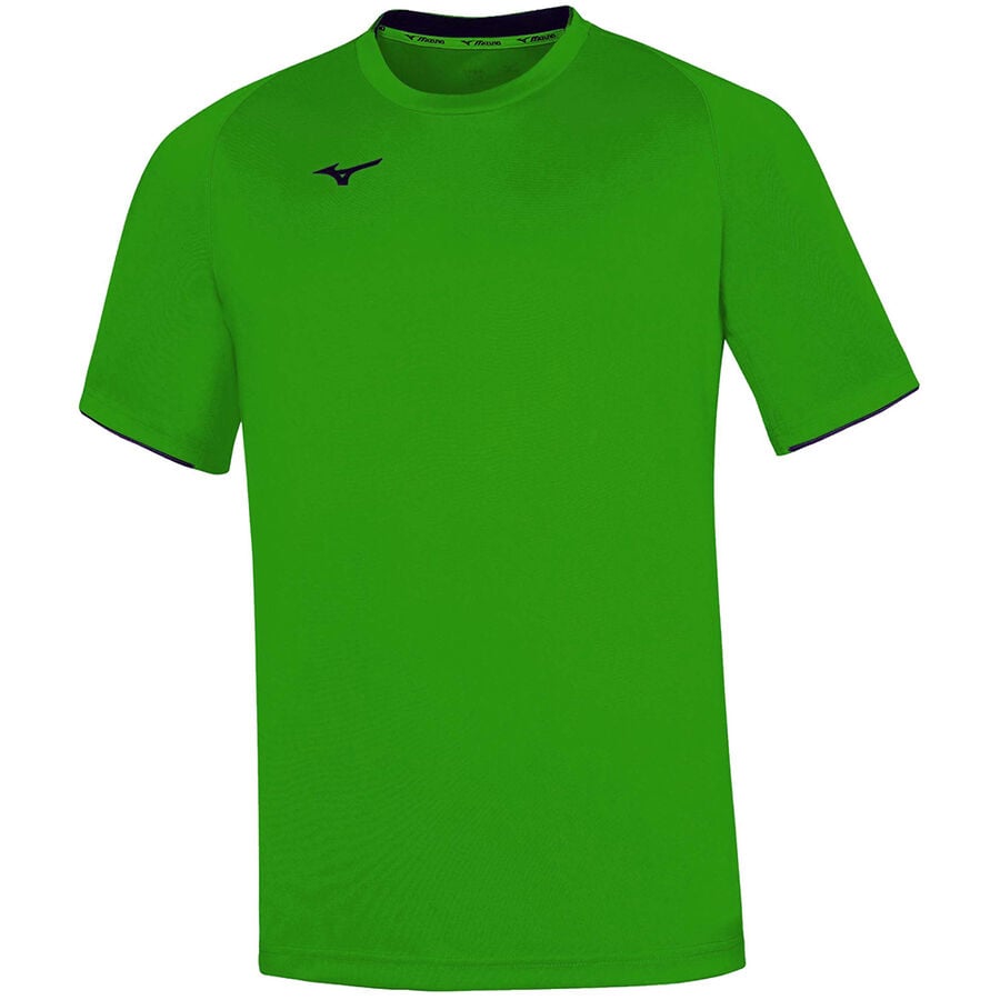 Mizuno Team Core S/Sleeve Tee Verde/Nero 32EA700238