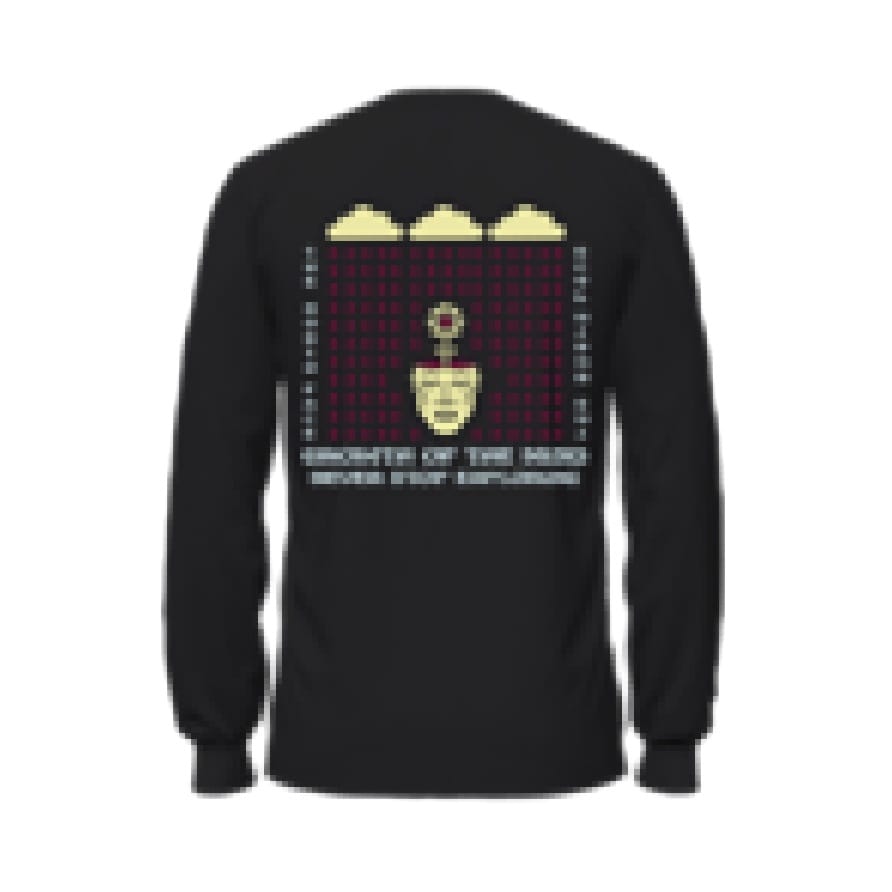 THE NORTH FACE NTF M L/S BRAND PROUD TEE TNF BLACK/SNOW NF0A84FUOBT1