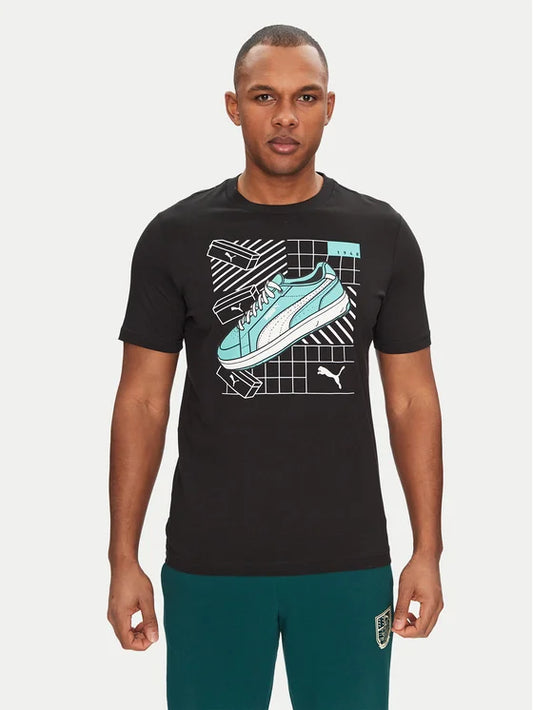 PUMA GRAPHICS SNEAKER TEE BLACK 684830-01