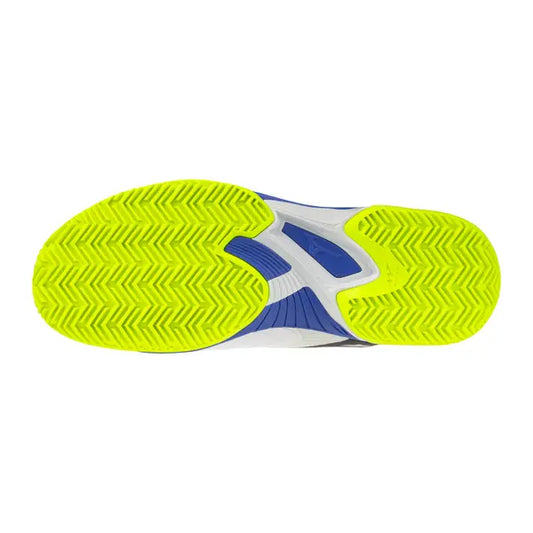 MIZUNO SHOE BREAK SHOT 5 JNR CC White/Dazzling Blue/LightYellow 61GC255520