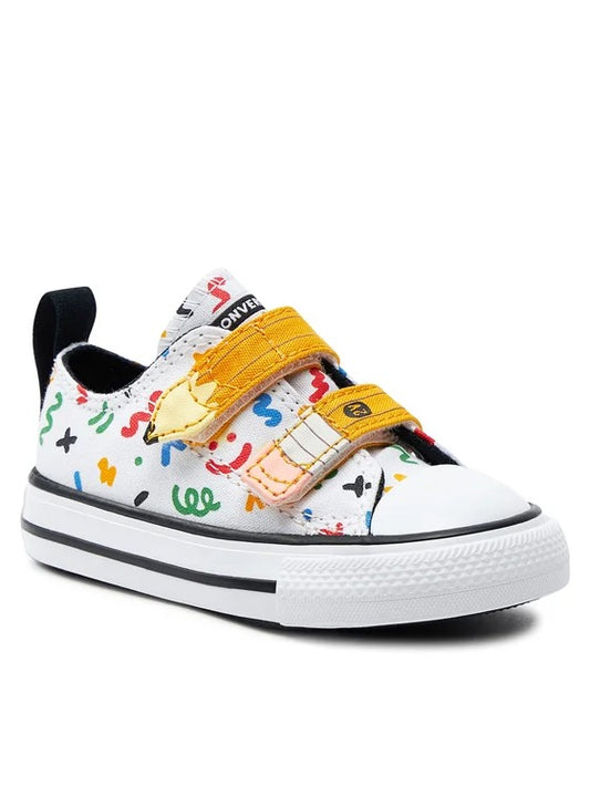 CONVERSE CTAS 2V OX WHITE/YELLOW/BLACK A07219C